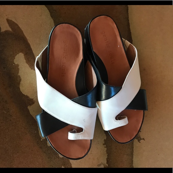 gentle souls white sandals